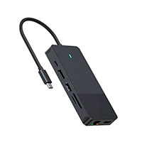 Rapoo USB-C Dock 12-i-1 (USB-A/USB-C/HDMI/DisplayPort/RJ45)