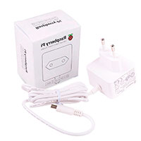 Raspberry Pi Officiel USB-C strmforsyning (5V/3A) Hvid