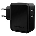 RAVPower USB lader 24W 2,4A (2xUSB-A)