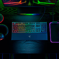 Razer Ornata V3 Tastatur Mecha Tastatur m/RGB - Tysk Layout (Membran)