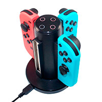 Ready2gaming 4-i-1 Oplader t/Nintendo Switch