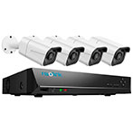 Reolink NVR Overvågningskamera - PoE (8-Port) 4pk
