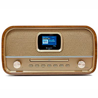 Retro DAB+ radio m/Bluetooth (CD/USB) Soundmaster DAB970BR