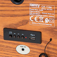 Retro FM Radio m/Bluetooth (USB) Camry