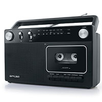 Retro FM radio m/kassettebåndoptager (hank) Muse M-152