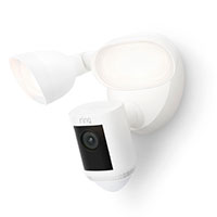 Ring Floodlight Cam Pro Overvgningskamera m/Kabel - 1080p (WiFi) Hvid