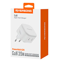 Riversong SafeKub D2 USB Oplader 12W (2xUSB-A)