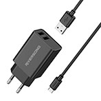 Riversong SafeKub D2 USB Oplader 12W + Micro USB Kabel (USB-A/Micro USB)