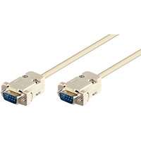 RS232 kabel (9-pol) Han/Han - 2m