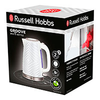 Russell Hobbs 26381-70 Groove Elkedel 1,7 Liter (3000W) Hvid