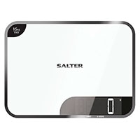 Salter 1079 Aquatronic Kkkenvgt/skrebrt (15kg/1g) Hvid
