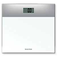 Salter 9206 SVWH3R Elektronisk Badevgt Glas (180kg) Hvid
