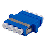 Samleled til fiberoptisk kabel (4xLC-LC) Panel - Blå