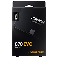 Samsung 870 EVO SSD Harddisk 2,5tm - 250GB (SATA-600)