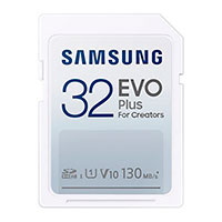 Samsung EVO Plus SD 32GB V10 (UHS-I) 130Mbps