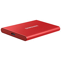 Samsung Portable T7 SSD Harddisk 1TB - 2,5tm (USB 3.2 Gen2) Rd