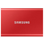 Samsung Portable T7 SSD Hardisk 2TB (USB 3.2 Gen2) Rød