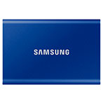 Samsung Portable T7 SSD Harddisk 500GB (USB 3.2 Gen 2) Blå