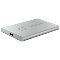 Samsung Portable T7 Touch Ekstern SSD Harddisk (USB-C) 500GB