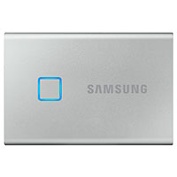 Samsung Portable T7 Touch Ekstern SSD Harddisk (USB-C) 500GB