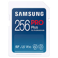 Samsung PRO Plus 2021 SD kort 256GB V30 (UHS-I)