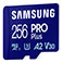 Samsung PRO Plus MicroSD Kort 256GB V30 A2 (UHS-I)