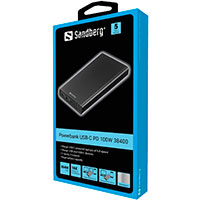 Sandberg 100W PD UDB-C Powerbank 38400mAh (USB-C/USB-A)