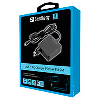 Sandberg 65W PD USB-C Oplader m/USB-C kabel (USB-C)