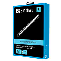 Sandberg Stylus pen (Gummi spids) Slv