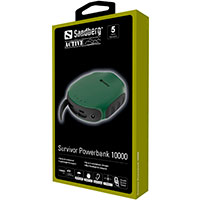 Sandberg Survivor Powerbank 10.000 mAh (USB-A/MicroUSB)