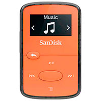 SanDisk Clip JAM New MP3 afspiller m/Display (8GB) Orange