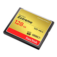 SanDisk Extreme CF Kort 128GB