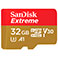 SanDisk Extreme Micro SDHC Kort 32 GB V30 A1 m/Adapter (UHS-I)