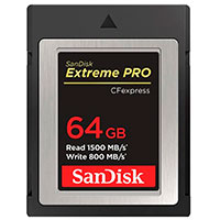 SanDisk Extreme Pro CFexpress Type-B Kort 64GB (1500MB/s) 