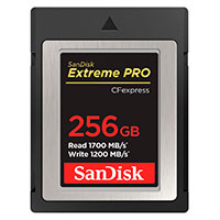 SanDisk Extreme Pro CFexpress Type-B Kort 256GB (1700MB/s) 