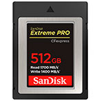 SanDisk Extreme Pro CFexpress Type-B kort 512GB (1700MB/s)