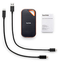 Sandisk Extreme PRO Portable Ekstern SSD Harddisk (USB-C) 1TB