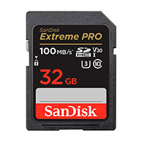 SanDisk Extreme Pro SDHC Kort 32GB V30 (UHS-I)