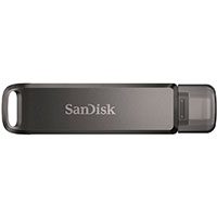 SanDisk iXpand Luxe Duo USB 3.1/Lightning Nøgle (256GB) Black