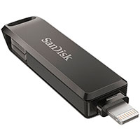 SanDisk iXpand Luxe Duo USB 3.1/Lightning Ngle (64GB) Black
