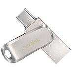 SanDisk Ultra Dual Drive Luxe USB-C 3.1 Nøgle (128GB)