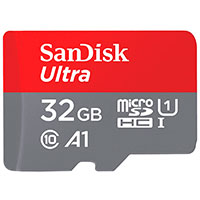 SanDisk Ultra Micro SDXC Kort 32GB A1 m/Adapter (UHS-I) 120 MB/s