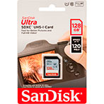 SanDisk Ultra SDXC Kort 128GB (UHS-I) 120MB/s