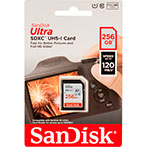 SanDisk Ultra SDXC Kort 256GB (UHS-I) 120MB/s