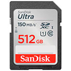 SanDisk Ultra SDXC Kort 512GB (UHS-I) 150MB/s