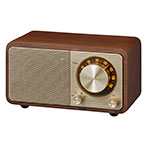 Sangean Genuine Mini WR-7 FM Radio (BT/FM) Cherry Wood