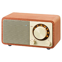 Sangean WR-7 Genuine Mini FM Radio m/Antenne (Bluetooth/AUX/USB)