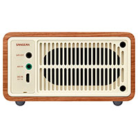 Sangean WR-7 Genuine Mini FM Radio m/Antenne (Bluetooth/AUX/USB)
