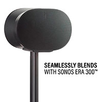 Sanus Gulvstander t/Sonos ERA300 (Sort) 2pk