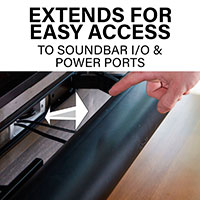 Sanus Soundbar beslag t/Sonos Arc (Hvid)